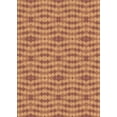 thumbnail image 1 of Ahgly Tapis Rectangulaire Lavable en Machine Rouge Pamplemousse, 6 Pieds x 9 Pieds, 1 of 7