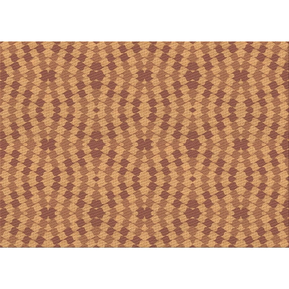 Ahgly Company Machine Washable Indoor Rectangle Transitional Grapefruit Red Area Rugs, 2' x 5'