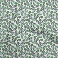 thumbnail image 1 of oneOone Viscose Chiffon Green Fabric Block Quilting Supplies Print Sewing Fabric By The Yard 42 Inch Wide, 1 of 6