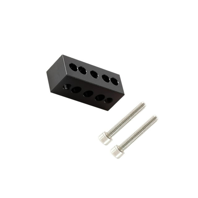 kurtrusly Telescope Guide Ring Riser Blocks Spacers Assembly Sturdy Simple Accessories Black 50mm