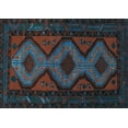 thumbnail image 1 of Ahgly Company Indoor Rectangle Persian Light Blue Traditional Area Rugs, 5' x 7', 1 of 4