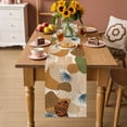 thumbnail image 2 of Abstract Tropical Boho Table Runner 108 Inches, Vintage Animals Print Palm Bed Runner Dresser Scarves Tabletop for Indoor Outdoor Parties/Ceremony/Banquet, 13"x 108", 2 of 8