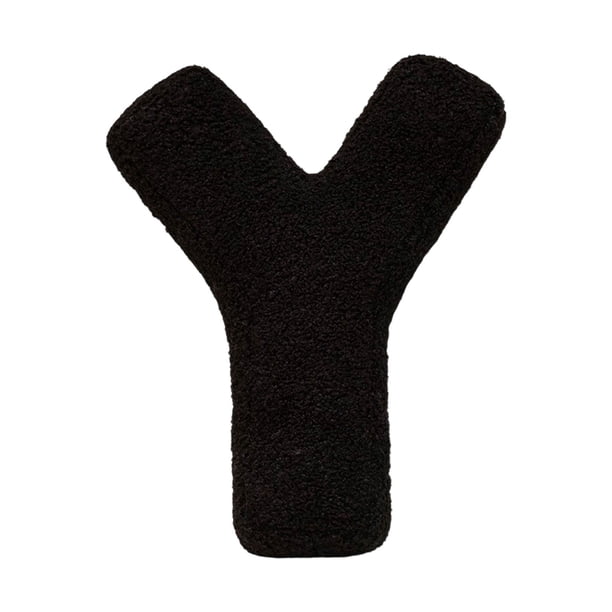 Yhmxh 26 almohadas con letras, lindas y suaves, almohadas decorativas con letras del alfabeto inglés, cojines para sala de estar, sofá, cama y decoración de coche.