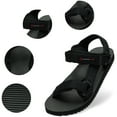 thumbnail image 5 of Alpine Swiss Reid Mens Sport Sandals Athletic Open Toe Outdoor Walking Shoe Adjustable Strap Cushion EVA Footbed Durable Stylish Summer Comfort Sandal, 5 of 7