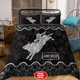 thumbnail image 3 of Juego de cama personalizado Rodeo Bull Riding Negro Ver, 3 of 4