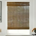 thumbnail image 2 of MOOD Custom Bamboo Shades | ALOHA | Cordless Designer Natural Woven Wood Roman Shades for Windows | Aloha Mango Wood (Sheer) | 67"W X 36"H, 2 of 7