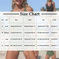 thumbnail image 4 of AVTOIFY Color Sling Women's Hollow Solid Comfortable Swim Shorts Swimsuit Bikini Swimsuit, 4 of 9