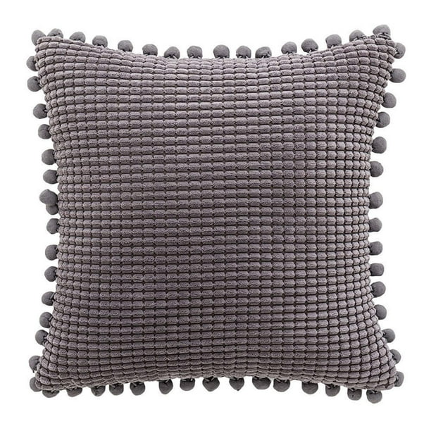 Xihbxyly Cojín de Pana, Suave y Cómodo, Accesorio Decorativo para Sala de Estar, Sofá Cama, Acogedor, Ideal para Cafetería, Biblioteca, Salón, 45 X 45 Cm.