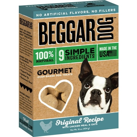 Beggar Dogâ¢ Original Recipe Gourmet Oven-Baked Dog Treats 16 oz.