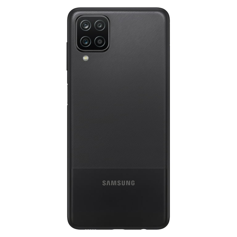 Straight Talk Samsung Galaxy A12, 32GB, Black- Prepaid Smartphone