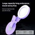 thumbnail image 3 of ZOUSSIQI Clip-On Selfie Ring Light, 2024 Mini Rechargeable Brightness Light with 3 Lighting Modes, 3 Level Adjustable, Work More Than 3 Hours, General USB Cell Phone Photography, CA919-61418, 3 of 7