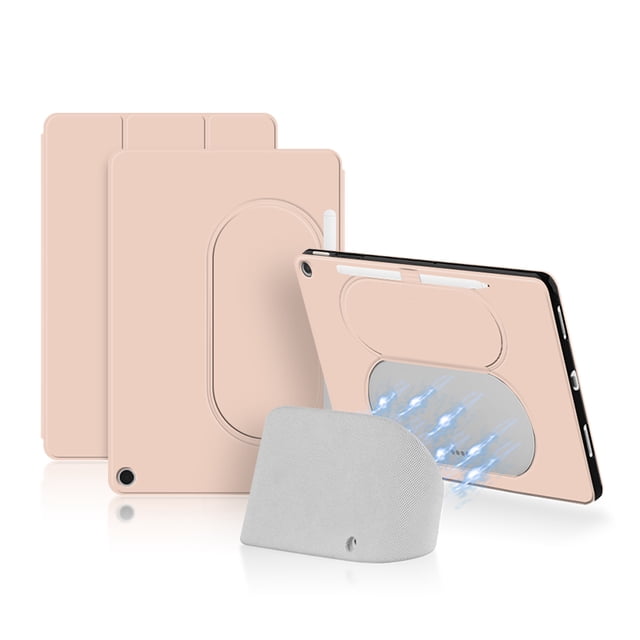 Case For For Google Pixel Tablet 11 inch 2023 Smart Cover Protective Shell TPU Support Compatible Charging Speaker Base Rose Pixel Tablet 11