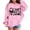 Pink, variant on Girl's and Boy's Hoodie Long Sleeve Soft Sweatshirt Graphic Hoody Kids Cute Pullovers Top Clothes for Girls Baby Shirt 8-10 Years