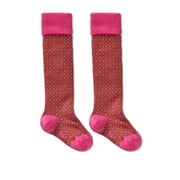 Oilily Marylou Knee Socks, Brown/Pink Jacquard, 12M (74 EU)