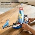 thumbnail image 2 of Adventure Sailing Ship Building Blocks Set, 414 Pcs Explorer Boat Model, STEM Educational Toy for Boys Ages 6+, Ideal Birthday or Holiday Gift for Kids, Fun & Challenging Construction Project, 2 of 5