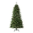 thumbnail image 3 of Glitz Design Glitzhome 7.5ft Pre-Lit Green Fir Artificial Christmas Tree (2014600011), 3 of 8