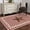 Red, variant on Area Rug for Living Room, Brown Western Texas Star Vintage Non-Slip Indoor Large Carpet for Bedroom/Dining Room, Rustic Farmhouse Red Plaid Washable Low-Profile Rectangle Floor Runner Rugs - 4 x 6 Ft