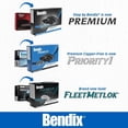 thumbnail image 4 of Bendix Fleet Metlok Mkd966Fm Semi-Metallic Front Brake Pads For Dodge Durango 2006-2003 Ram 1500 2005-2002 Ram 1500 Van 2003, 4 of 5