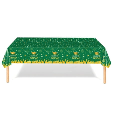 

Pack of 10 54x108 inches Rectangle Red 2023 Premium Outdoor Party Table Cover Disposable waterproof plastic Graduation Tablecloth