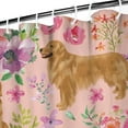thumbnail image 3 of Animal Print Shower Curtain - Pet Lovers Cute Dog Pattern 72x72 Inch Waterproof Machine Washable Bathroom Drapes, 3 of 5