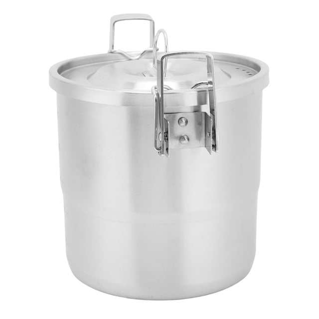 Marmite de Camping pour Soupe avec Couvercle, Acier Inoxydable 304, Grande Marmite Métallique Portable pour Riz, Casserole Suspendue, Ensemble de Cuisson pour la Randonnée en Plein Air