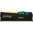 thumbnail image 1 of Memoria RAM DDR5 32GB 5600MT/s KINGSTON FURY BEAST RGB 1x32GB Negro, 1 of 5