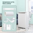 thumbnail image 3 of 14000 BTU Portable Air Conditioner, Fast Cooling 750 Sq.Ft, 3-in-1 Cooling AC Unit with Dehumidifier and Fan Mode, Includes Window Kit & Remote, 24H Timer, for Home & Bedroom, 3 of 9