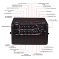 thumbnail image 3 of Rowin Rowin PD-30 Portable Acoustic Guitar Amplifier with 30W Output, Bluetooth OTG, Rechargeable Battery, and Multiple Audio Interfaces for Live Performances, 3 of 6
