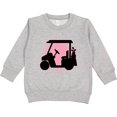 thumbnail image 2 of Inktastic Golfing Girls Golf Cart Toddler Sweatshirt, 2 of 4