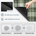 thumbnail image 3 of Sage Green Buffalo Plaid Dish Drying Mats for Kitchen Counter, Rustic Farmhouse Absorbent Coffee Bar Mat with Non-slip Rubber Backed Quick Drying Dish Rack Pad 12"x16", 3 of 9