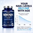 thumbnail image 2 of Happee NMNH Supplement 1300mg NMN Alternative (Nicotinamide Mononucleotide) NAD Booster 120 Capsules, 2 of 8
