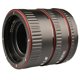 thumbnail image 3 of Juego de 3 anillos de enfoque automático y lentes de tubo de extensión macro compatibles con Canon, todas las EF y negras, negras, 3 of 5