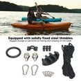thumbnail image 4 of Kayak Anchor Rope Trolley Kit, Buckle Steel Thimble Boat Anchor Line Nylon Ring  for Fishing, 4 of 7