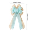 thumbnail image 2 of Gqtwoy Handcrafted Easter Bow with Faux Linen Ribbon, Decorative Bow for Home Decor, Holiday Decorations, Ideal for Easter, Weddings, Parties, Spring Decor, 2 of 6