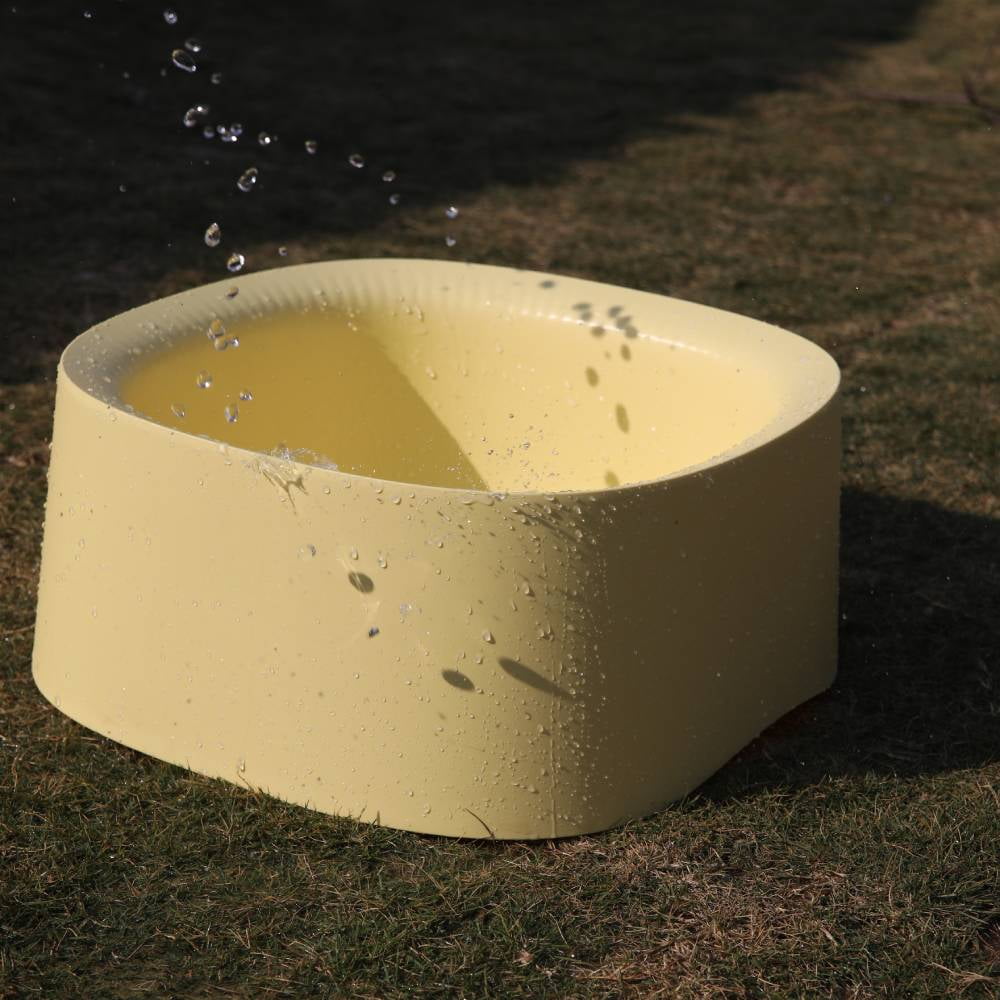 Michu Macaron High Edge Open Style Extra Large Cat Litter Box, Scoop Included Pineapple