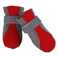 thumbnail image 2 of Magazine 4pcs/set Pet Dog Adjustable Strap Anti-Slip Sole Boots Paw Protectors Dog Shoes, 2 of 8