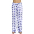 thumbnail image 1 of Ropa de dormir 100% de los pantalones de pijama de la tela escocesa de las mujeres del jersey de algodón, 1 of 3