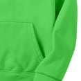 thumbnail image 6 of Mens Sweatshirts Hoodies Cameland Men's Crew Neck Long Sleeve Solid Color Hooded Sweatshirt Front Pockets Green,XL, 6 of 6