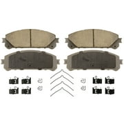 Wagner ThermoQuiet QC1324 Ceramic Disc Brake Pad Set Fits select: 2008-2019 TOYOTA HIGHLANDER, 2011-2020 TOYOTA SIENNA