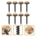 thumbnail image 4 of 8pcs Mirror Screws Brass Decorative Caps Screws Arts Crafts Fasteners Nails, 4 of 5