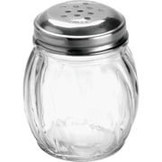 Great Credentials Grated Cheese or Red Pepper Swirl Glass Shaker (Slotted Top) - 6 oz