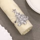 thumbnail image 1 of Servilletas de árbol de Navidad - vajilla de metal de aleación, plata verde dorada, decoración festiva para comedor, 1,96x1,77x1,18 pulgadas, 1 of 6
