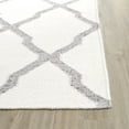 thumbnail image 5 of SAFAVIEH Dhurries Landon Geometric Area Rug, Ivory/Grey, 3' x 5', 5 of 10