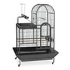 Prevue Pet Products Deluxe Parrot Play Top Birdcage, Black Hammertone