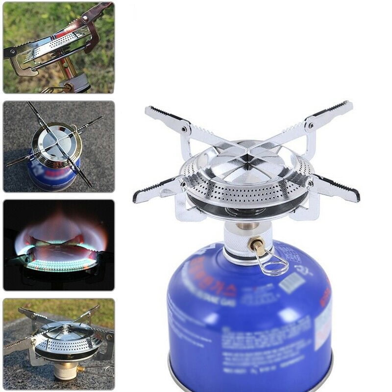 MINI OUTDOOR STOVE COMPACT FOR CAMPING HIKING FISHING GAS HEATER COOKER PORTABLE 