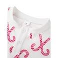 thumbnail image 4 of Family Christmas Pajamas Pjs Matching Sets Christmas Candy Cane Holiday Jammies Sleepwear Christmas Pajamas for Family Mommy and Me Xmas Outfits, 4 of 10