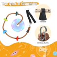 thumbnail image 3 of RedSwing  LED Climbing Rope Swings for Trees, Heavy Duty Plastic Disc Swing Seat for Kids and Adults with Hanging Strap and Snap Hooks, Multicolor, 3 of 9