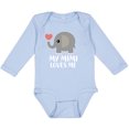 thumbnail image 3 of Inktastic My Mimi Loves Me Grandchild Boys or Girls Long Sleeve Baby Bodysuit, 3 of 5