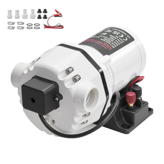 KFFKFF DEF Conveyance Pump, 9 GPM, Diaphragm Self-Initiating Electric Fluid Pump for Diesel Exhaust Fluid Automotive Urea Oil, DC 12V, 230W, 26.25 ft Elevation