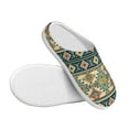 thumbnail image 3 of KLL Traditional Tribal Aztec1 Pattern Adult Unisex Cozy Slippers,Fuzzy Slip-on Slippers TPR Sole Slippers Comfort Plush Home Footwear for Indoor & Outdoor-11, 3 of 7